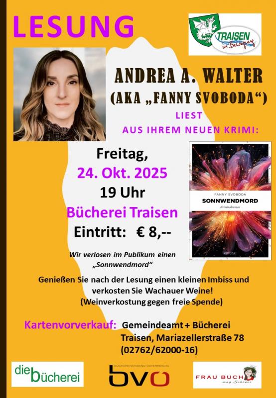 Lesung: Andrea A. Walter - Sonnwendmord