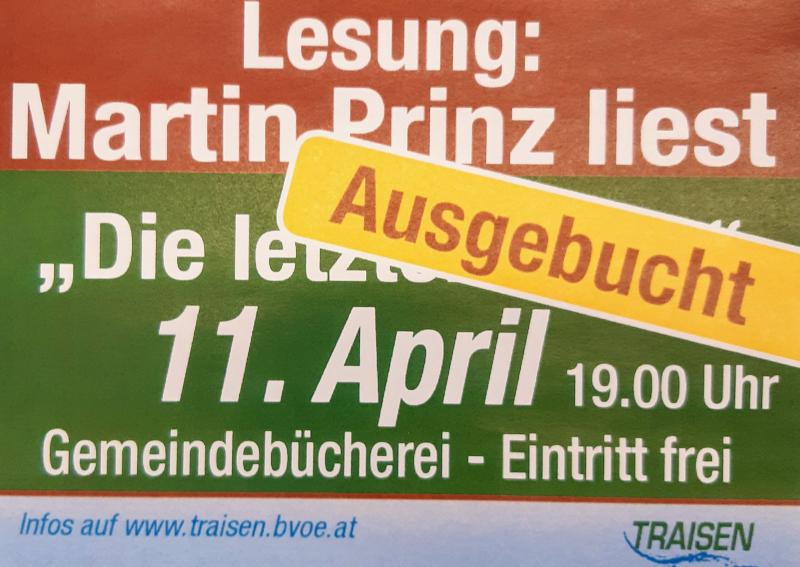Lesung: Martin Prinz