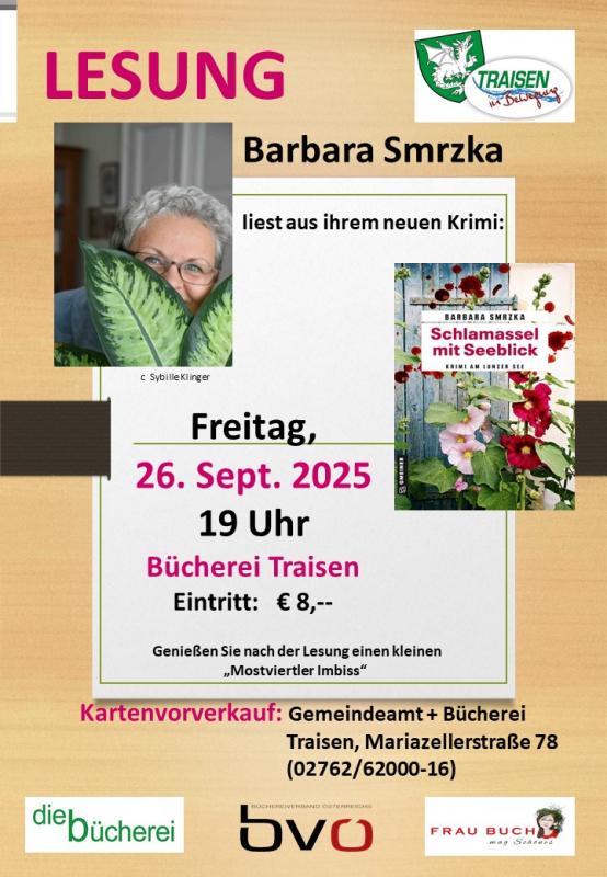 Lesung: Barbara Smrzka - Schlamassel mit Seeblick