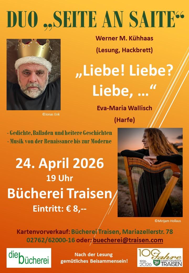 Plakat Duo "Seite an Saite"